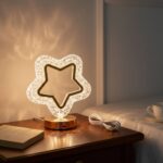 Rechargeable LED Crystal Lamp – 3000K–7000K Acrylic Touch Light