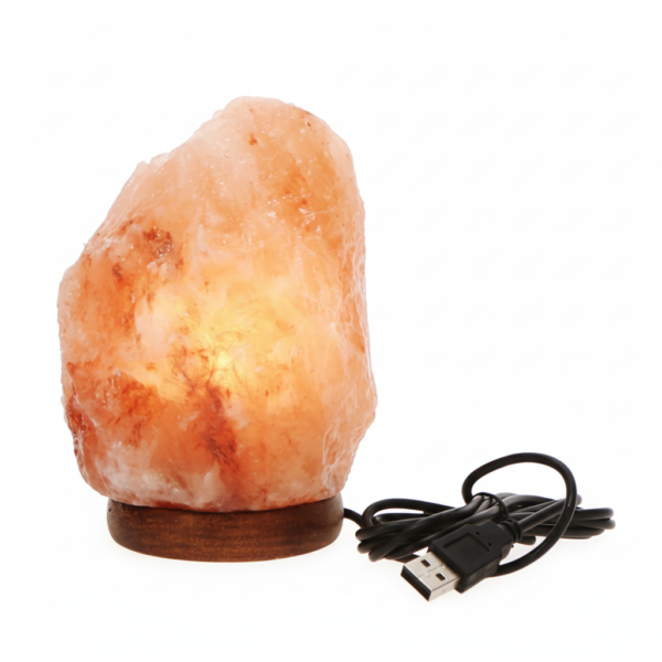 Himalayan Rock Salt Lamp Soothing Soft Light